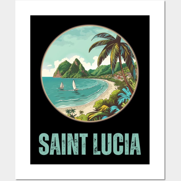 Saint Lucia Wall Art by Mary_Momerwids